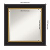 Amanti Art Sierra Beveled Wood Framed Bathroom Vanity Wall Mirror - 3 of 4