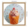 Amanti Art Sprinkled Hedgehog by Lucia Heffernan Canvas Wall Art Print Framed 16 x 16-in. - 4 of 4