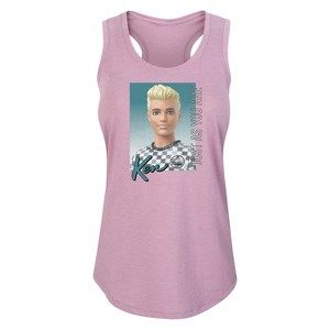 Women's - Barbie - Ken Doll Graphic Racerback Tank - 1 of 4