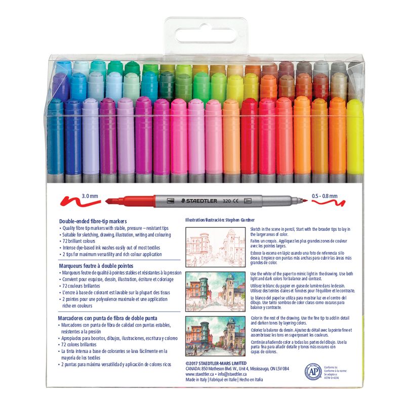 72ct Twin Tip Markers - Staedtler, 4 of 6