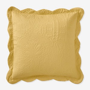 BrylaneHome Lily Pinsonic Damask Euro Sham - 1 of 2