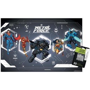 Trends International DC Comics: Metal Force - Group Unframed Wall Poster Prints - 1 of 4