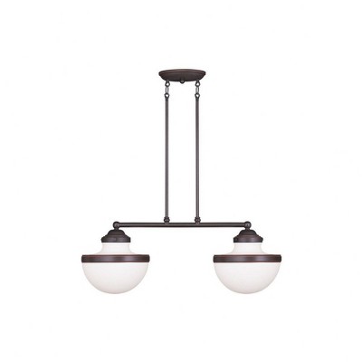 Livex Lighting Oasis 3 - Light Flush Mount in  Bronze
