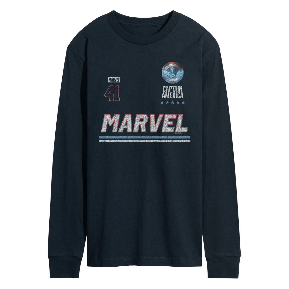 Men's - Marvel - Winter Games Jersey Long Sleeve Graphic T-Shirt - thumbnail 8