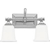 Quoizel Lighting Nicholas 2 - Light Vanity in  Polished Chrome - 2 of 2