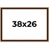 PosterPalooza | Weathered Gold Picture Frame - UV Acrylic, Backing Board, Hanging Hardware Included - 2 of 4