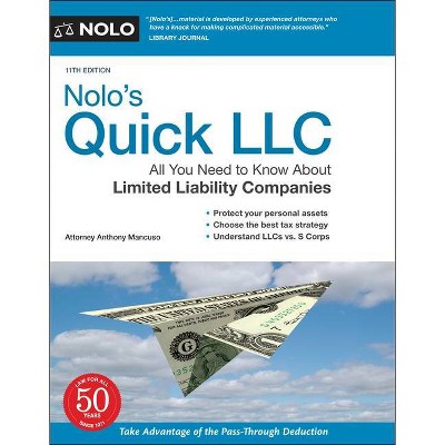 Nolo's Quick LLC - 11th Edition by  Anthony Mancuso (Paperback)