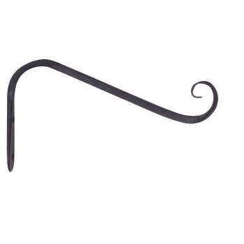 Panacea Black Wrought Iron 5 in. H Forged Angled Plant Hook 1 pk