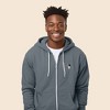 Dalix Astronaut Embroidered Hoodie Fleece Sweatshirt Zip Front Mens - 4 of 4