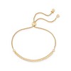 Ross-Simons 0.50 ct. t.w. Diamond Curved Bar Bolo Bracelet in 18kt Gold Over Sterling Size - 3 of 4