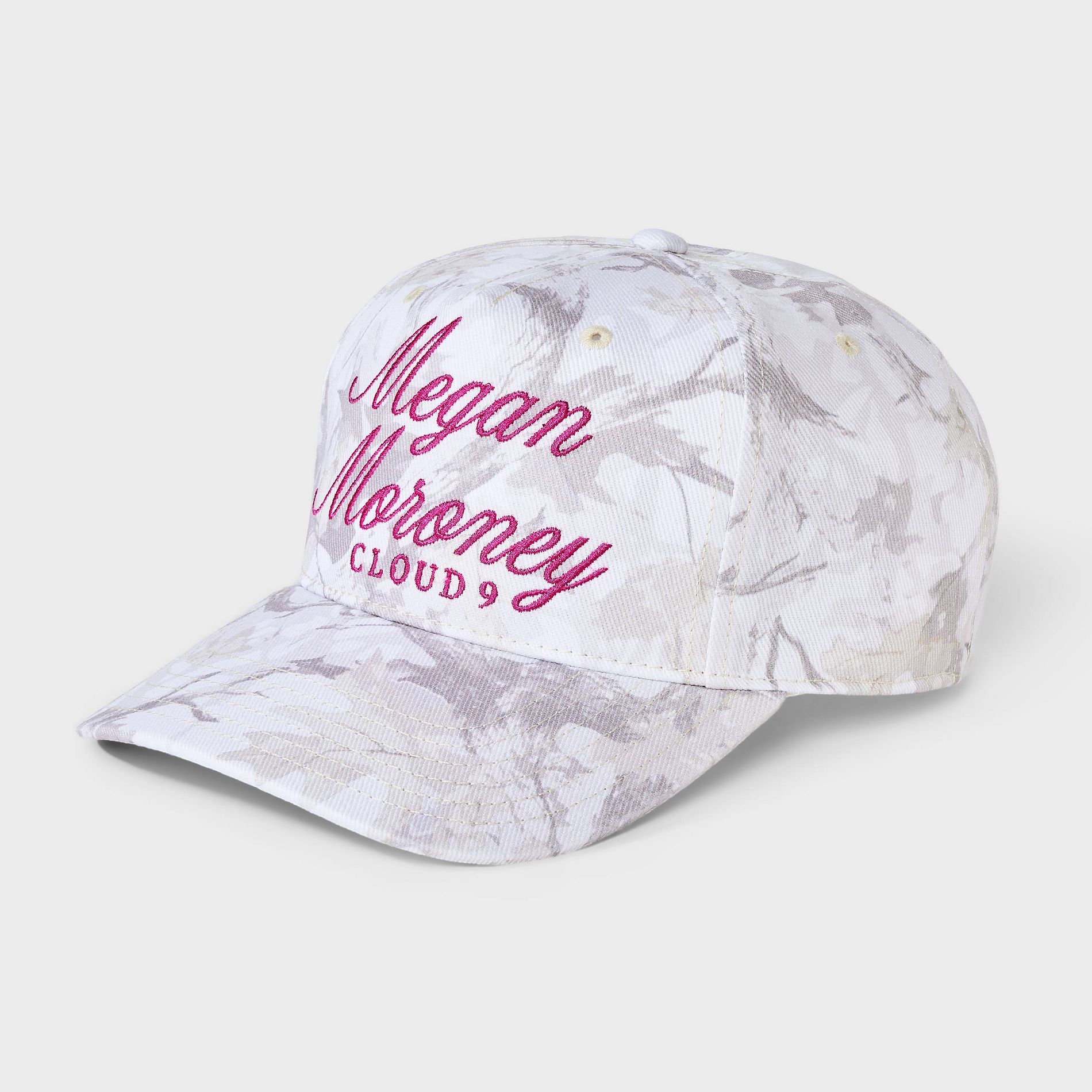 Women's Megan Moroney Graphic Baseball Hat - White Camo