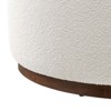 Modway Tilden Large 38 in. Round Boucle Upholstered Upholstered Ottoman - 3 of 4