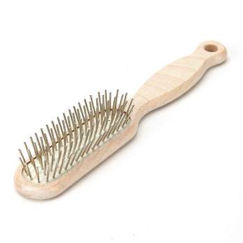 #1 All Systems Wooden Pin Brush Oblong