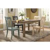 Kumasinova Set of 2 Dining Chair – Pine Veneer, Armless Chair with Transitional Double-X Back, Dining Room Side Chair, Wooden Kitchen Chair - 4 of 4