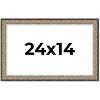 PosterPalooza | Ornate Silver Picture Frame - UV Acrylic, Backing Board, Hanging Hardware Included - 2 of 4