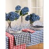 Saro Lifestyle Classic Picnic Summer Cotton Gingham Plaid Design Tablecloth - 4 of 4