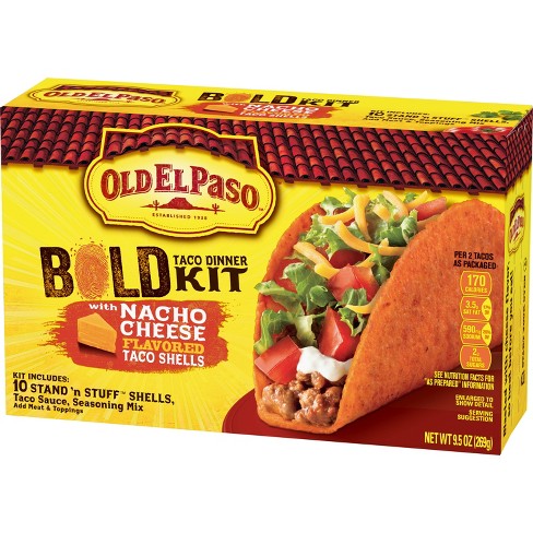 Old El Paso Bold Nacho Cheese Taco Dinner Kit 9 5oz Target