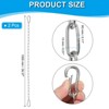 Unique Bargains Stainless Steel Outdoor Furniture Accessories Fitness Hammock Swing Chair Hanging Chains 2 Pcs - 2 of 4