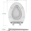 COZONY Round Toilet Seat with Built-In Toddler Seat, Slow-Close Potty Training Toilet Seat for Adults & Kids, Magnetic Child Seat Attachment - 2 of 4
