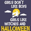 Women's Design By Humans Girls like Halloween By OffensiveFun Racerback Tank Top - 2 of 3