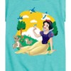 Girls' - Disney Princess - Snow White Forest Animal Friends Fitted Short Sleeve Graphic T-Shirt - 2 of 4