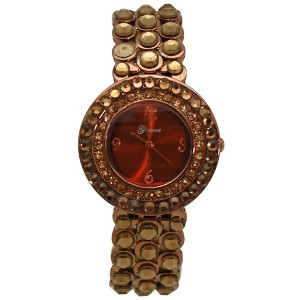 Olivia Pratt Shiny Rhinestones Metallic Women Watch - 1 of 4