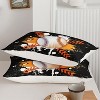 Baseball Comforter Set Twin Size – 3-Piece Black & Orange Sports Bedding, Softball Quilt Set with Graffiti Artwork for Boys, Teens, Men & Women - 4 of 4