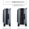 Airline Approved 22 Inch Carry On, Hard-shell Rolling Luggage with Durable Build, Includes Cosmetic Case - 3 of 4