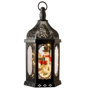 National Tree Company 15 in. Lighted Holiday Lantern - 1 of 4