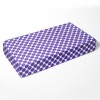 Bacati - Ikat Purple Dots Muslin 100 percent Cotton Universal Baby US Standard Crib or Toddler Bed Fitted Sheet - 2 of 4