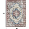 Acekool  Rug - Machine Washable Non-Slip Indoor Carpet for Living Room & Bedroom - 3 of 4
