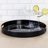 Totalee Gift You've Been Served Plastic Serving Tray Ceramic Black - 2 of 2