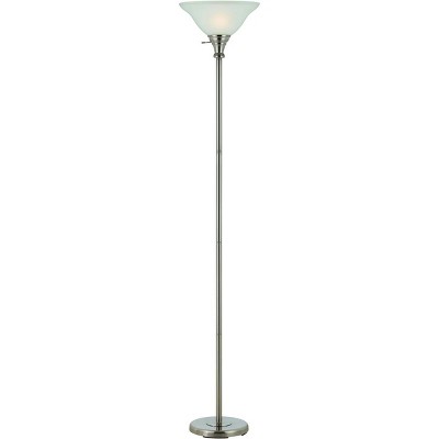 Cal Lighting BO-213-BS Torchiere - 1 Light Torchiere-70 Inches Tall and 13 Inches Wide