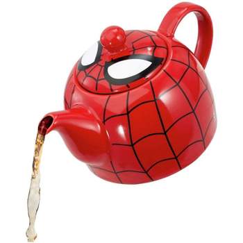 Marvel Spider-Man Ceramic Teapot with Web Mask Detail Lid
