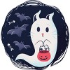 Boy's Design By Humans halloween ghost cat By ArtStyleAlice T-Shirt - 2 of 2