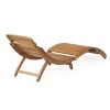 Okak Outdoor Foldable Lounge Chairs,Wooden Outdoor Chaise Lounge for Patio,Beach,Yard - 4 of 4