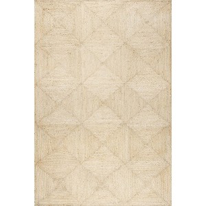 Nuloom Juniper Tiled Jute Area Rug - 1 of 4