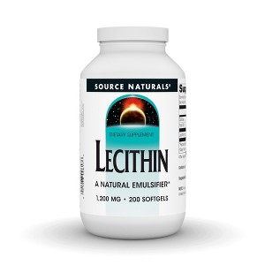 Lecithin 1200mg by Source Naturals, Inc.  -  200 Softgel - 1 of 3