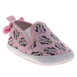 Disney Minnie Mouse Girls' Sneakers for Infants - Soft-Sole Comfortable Easy Slip-On Style (Infant/Baby) - 1 of 4