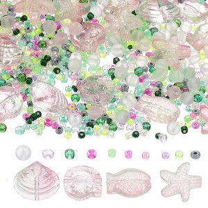 Unique Bargains Jewelry Making Craft Embellishments Ocean Animal Glass Beads - 1 of 4