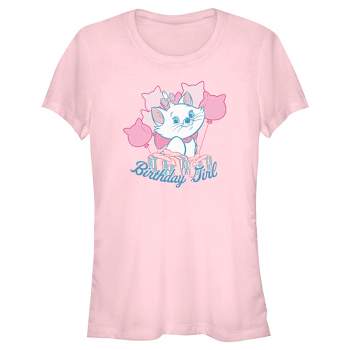 Girls' Disney Aristocats Short Sleeve Graphic T-shirt - Rose Pink : Target