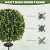 Aghana Digitals 2-Pack UV-Resistant Artificial Eucalyptus Topiary Balls with Ground Stakes - 15.7" - 4 of 4