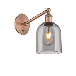 Bella - 1 Light Arm Adjusts Up and Down Wall Sconce In Industrial Style-9.5 Inches Tall and 5.5 Inches Wide - 1 of 1