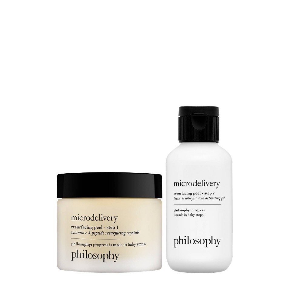 philosophy Microdelivery 2-Step Resurfacing Peel Kit: Vitamin C & Salicylic Acid Treatment for Normal Skin - Ulta Beauty
