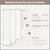 Kumasinova 84"/95"/108" 100% Cotton Printed Curtains Panel,Window Curtains with Chenille Stripe&Lining,Bedroom Curtains for Living Room - 3 of 4