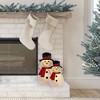 Haute Decor 13" Prelit Spun Acrylic Snowman - 4 of 4
