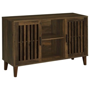 Coaster Torin Farmhouse 2 Door Wood Accent Cabinet Dark Pine - 1 of 4