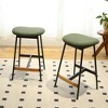 Set of 2 Bar Stools Comfortable & Stylish Counter Bar Stools,Soft Fabric, Backless for Kitchen, Dining Room Bar Chairs - 4 of 4