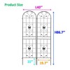 NicBex Cucumber Trellis Plant Trellis, Rustproof Tomato Trellis with Butterfly Pattern Garden Trellis - 3 of 4
