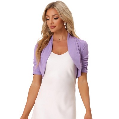 Mauve deals bolero shrug